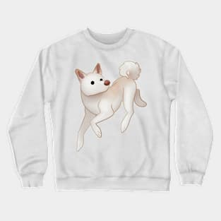 Cozy Shiba Inu (Cream Variant) Crewneck Sweatshirt